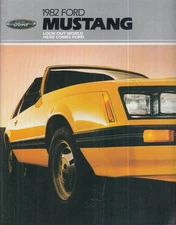 1982 Ford Mustang sales brochure GL GLX L GT: Revision of 1/1982