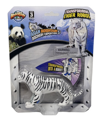 Asian Mountain Discovery   Transforming White Tiger Robot   MOC Adventure Planet