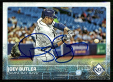 2015 Topps JOEY BUTLER Signed Card autograph auto RAYS