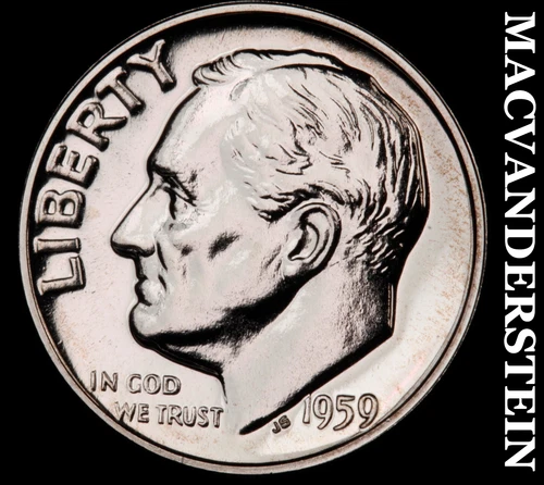 1959 Roosevelt Dime- Silver Choice Gem Proof Luster No Reserve #i5655
