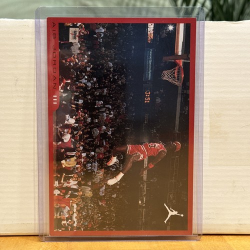 Nike Air Jordan III  3  Shoe Card 4” x 6” Post Card Michael Jordan Retro