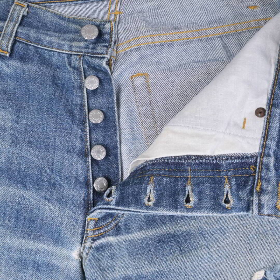 HELMUT LANG Patchwork Cutoff Denim Pants Used CYH… - image 5