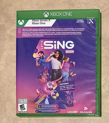 Lets Sing 2024 Game in Original Case Xbox One