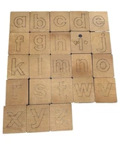 Accucut 5x6 Lower Letter Die Set a-z Cuts 4” Letters Foam Replaceable If Needed