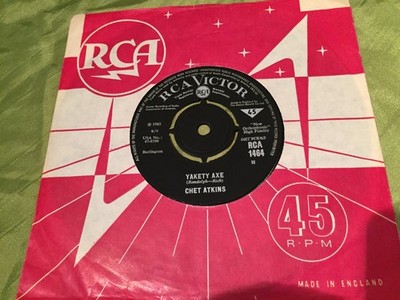 CHET ATKINS Yakety Axe/Letter Edged In Black RCA VICTOR 1965 VG+