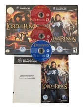 Lord of the Rings (GameCube, 2003) Return King & Third Age CIB BUNDLE LOT OF 2