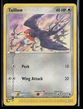 Taillow #72/109 Ruby And Sapphire Common Pokemon TCG DAMAGED