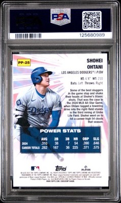2025 Topps Chrome - Power Players Shohei Ohtani #PP-25 for sale