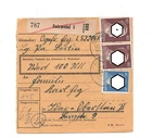 SALZWEDEL PARCEL CARD 1944 SOLDIER PACKAGE FIELD POST NUMBER L 52206