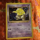 Pokémon TCG Drowzee 049/102 Base Set Shadowless 1st Ed Regular Common 50HP