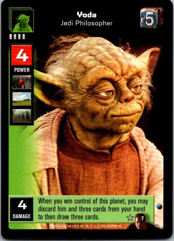 Young Jedi CCG Rare Individual Collectible Card Game Cards for