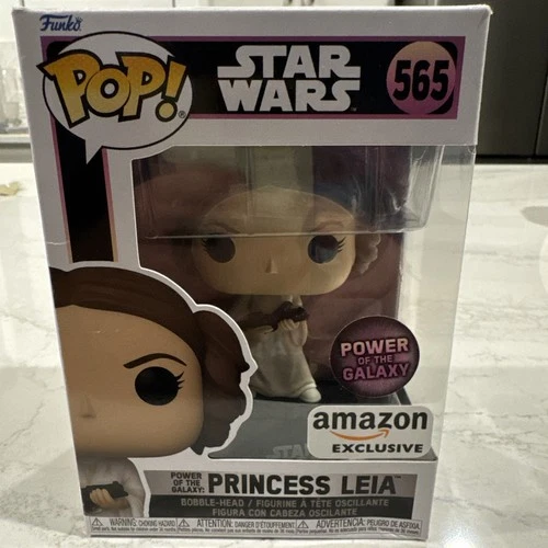 Funko Pop!  #565 Star Wars Power of the Galaxy Princess Leia Amazon Exclusive