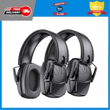 2Pack Ear Protection NRR 35dB Hearing Protection Ear Muffs for Shooting