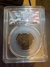 1950 King George V 1/2 Jamaican Penny (collected from ground zero)
