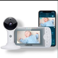 Motorola VM64 Connect 4.3" WiFi Video Baby Monitor 1080p Two Way Talk- NOB