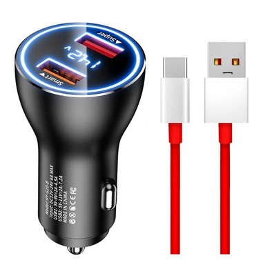 OnePlus 10 Pro 10R 9Pro 9R Super Vooc 80W Charger Autoladegerät Usb C Ladekabel