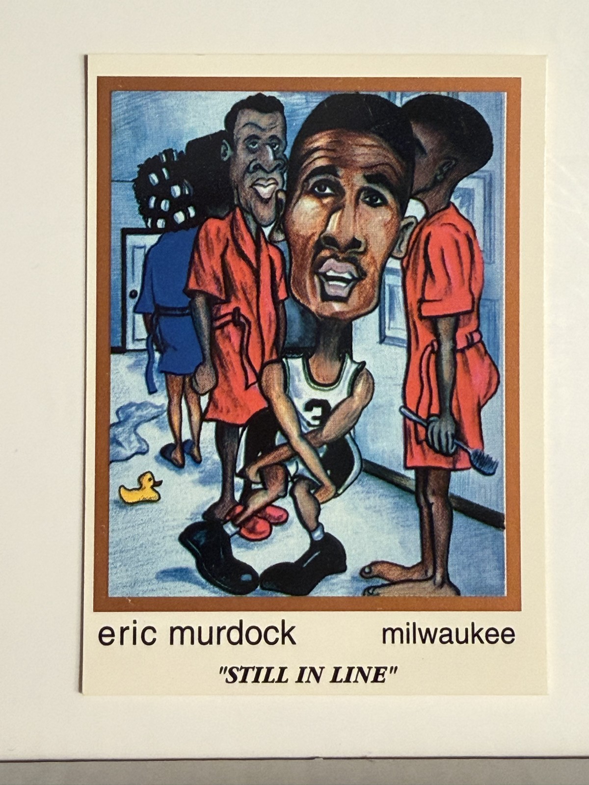 Eric Murdock “Still In Line” 93 NBA Cartoon Skinnies #136