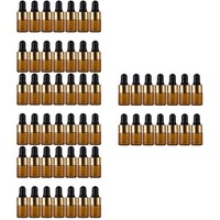 Set Of 4 Leere Tropfflaschen Aufbewahrungsflaschen FüR ÄTherische ÖLe