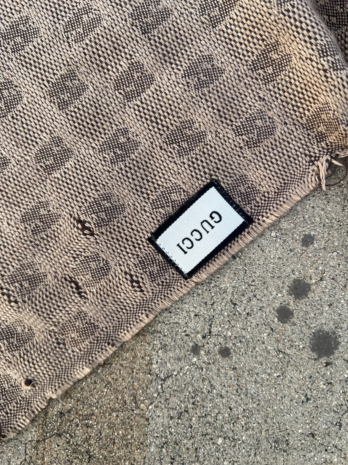 Gucci GG Pattern Luxury Winter Rectangle Scarf Sh… - image 3