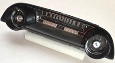 1963 Ford Galaxie Black Instrument Cluster Restored Speedometer Temp Fuel