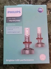 Philips Led-fog H8 H11 H16 Ultinon Led 6200k Pure White Philips Led-fog H8 H11 H16 Ultinon Led 6200k Pure White