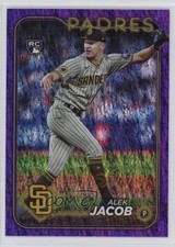 2024 Topps Update Purple Holo Foilboard 141/799 Alek Jacob #US66 1h98