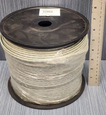 1000 Ft  x  Allen Tel Products AT4CLC Bulk Flat Line Cable 26AWG Satin/Silver