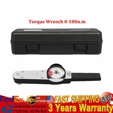Dial Indicator Torque Wrench Indicating Torquemeter Torque Testing 0-100n.m USA