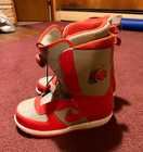 Nike Air Force 1 Men's Snowboard Boots Dial Lacing Orange Size 10 Medium Flex — photo 1