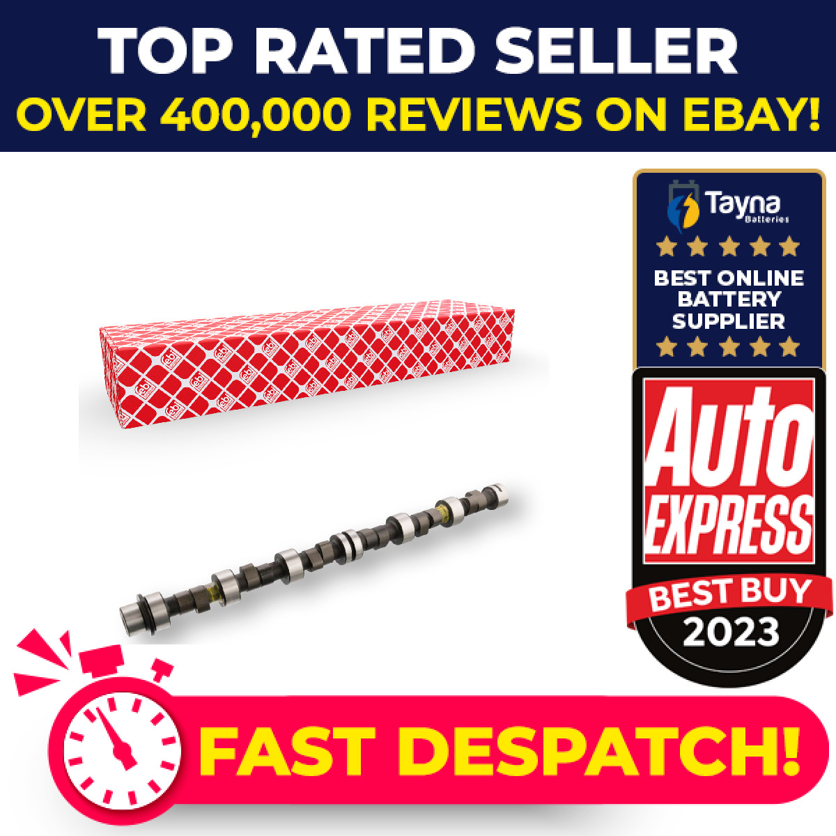 Camshaft 03047 Febi 11311706655 Genuine Top Quality Guaranteed New
