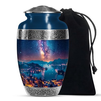 Milkyway Wonder Cremation Urns for Ashes Adult Mom, Decorative Urn (10 Inch)