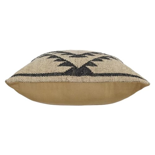 Funda Cojín Yute 100% Natural Blanco y Negro 18" Funda Almohada Kilim Throw... - Imagen 2 de 4