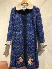 Embroidered Hip Curve Brand Coat Size Xs Nwt