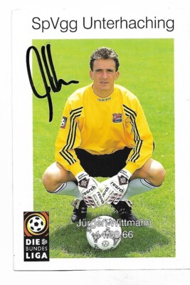 Fußball AK/Postcard - Jürgen Wittmann - SpVgg Unterhaching - Signiert