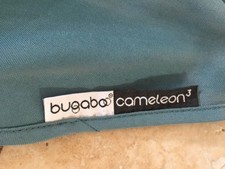 Bugaboo Cameleon 1 2 3  Canvas Fabric Hood Canopy Petrol  Faded Free UK P&P 