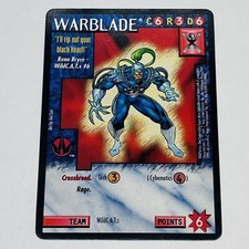 1996 Wildstorms: The Expandable Super-Hero CCG "WARBLADE" Tc1