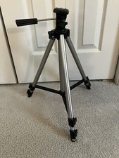 Vintage Lightweight Photographer's 40 Metal Tripod, Plastic Head, Made In China