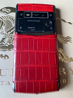 RARE! Vertu Signature Touch- 64GB - Dark Red Alligator (Unlocked) (U.S.seller)
