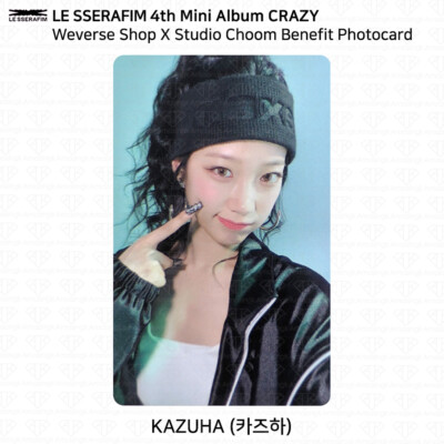Le Sserafim 4th Mini Album CRAZY Weverse Shop x STUDIO CHOOM