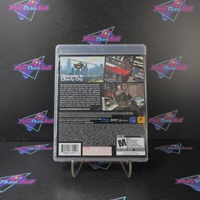 Grand Theft Auto IV PS3 PlayStation 3 + Map Complete - 1 Year Warranty EX Cond