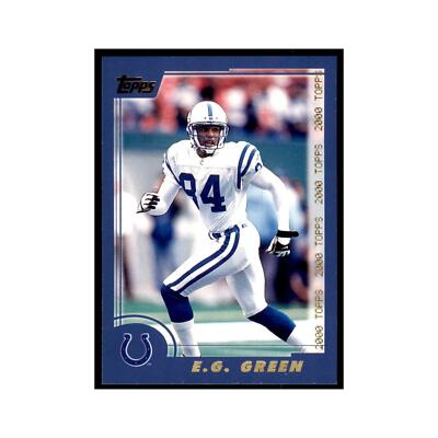 E.G. Green 2000 Topps #213 Football Cards Football Card NM