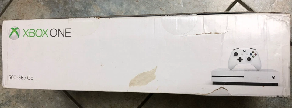 SOLO SCATOLO - Microsoft Xbox One S 500GB Bianca - Edizione ROCKET LEAGUE - Immagine 4 di 4