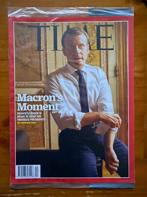 Time Magazine 2019 Macron Moment A New France? Presidency No Label NEW SEALED