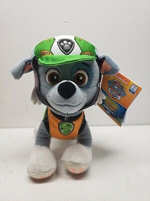 Paw Patrol ROCKY Plush DINO RESCUE Mighty Pups Super Paws Plush Nick Jr | eBay