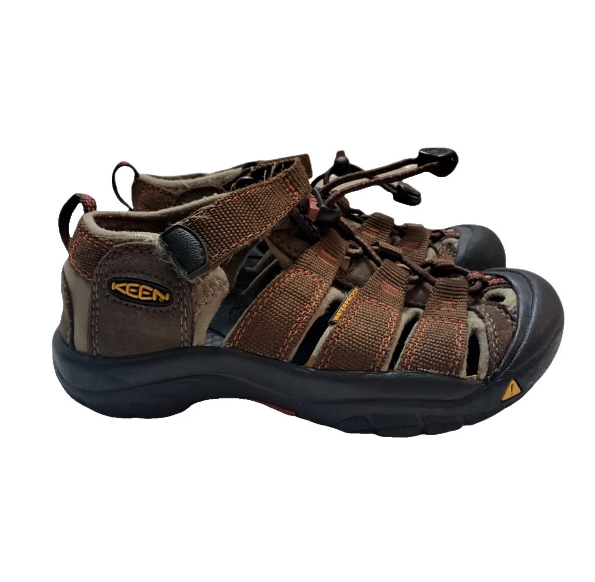 Zapatos marrones KEEN para chicos de gamuza