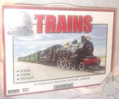 TRAINS ON DVD 24 DVD BOX SET NEW SEALED | eBay