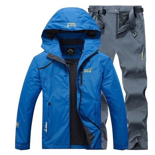 New Waterproof Fishing Suit Set Thin Hooded Jacket Outdoor Breathable Quick Dry - Picture 13 of 40