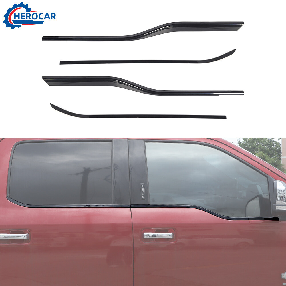 4Pcs Ford F150 2015-20 Window Sill Guard Trim Cover Kit