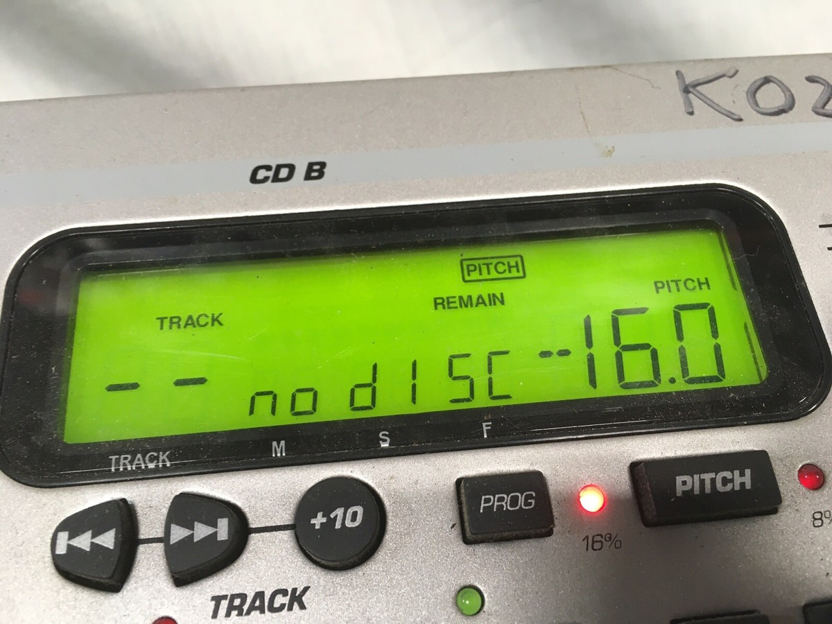 Vintage Numark Kmx01 Dual CD Player Mixer Karaoke Capabilities FOR