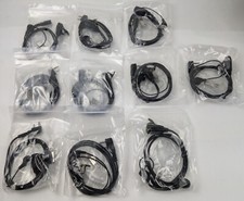 10 BF-888S Walkie Talkie Earpiece with Mic Luiton 2Pin Acoustic Tube Headset NEW